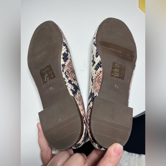 NWOT Madewell Leather Adele Ballet Flats - Picture 6 of 9